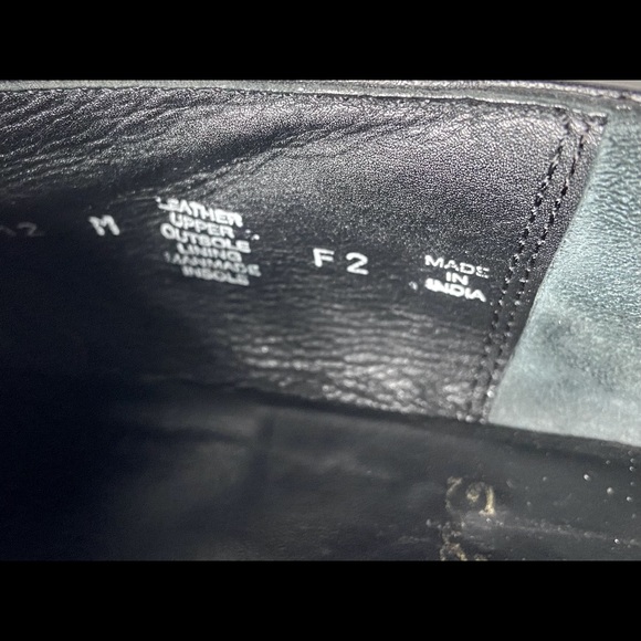 Stacy Adams Mens Sz 12 Black Leather Oxford Shoes Pre Owned Very Good Condition - Picture 6 of 6